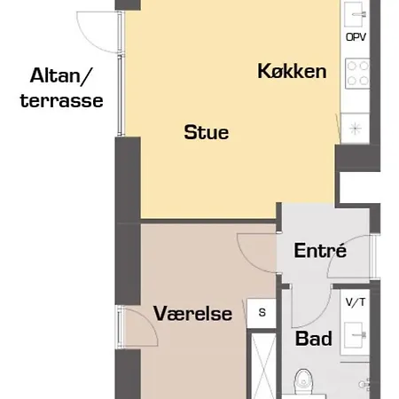 Great 1-bed Wbalcony By Harbour Odense